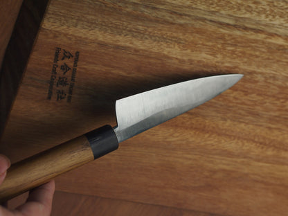 Hand forged pairing knives in damascus steel. Made in Malaysia, Sabah, pick up available in store in KL. Perfect for home kitchen use, or the enthusiastic chef.