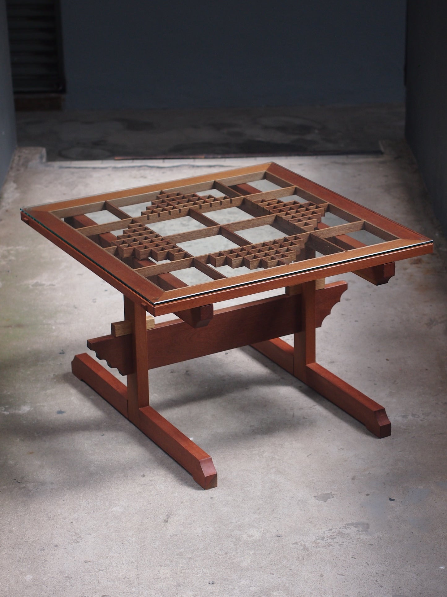 Real wood designer dining, computer, desk trestle table for new homeowners and apartments in KL, Malaysia. Sustainably sourced and made. Custom size and colour available. Shipping to Singapore available.