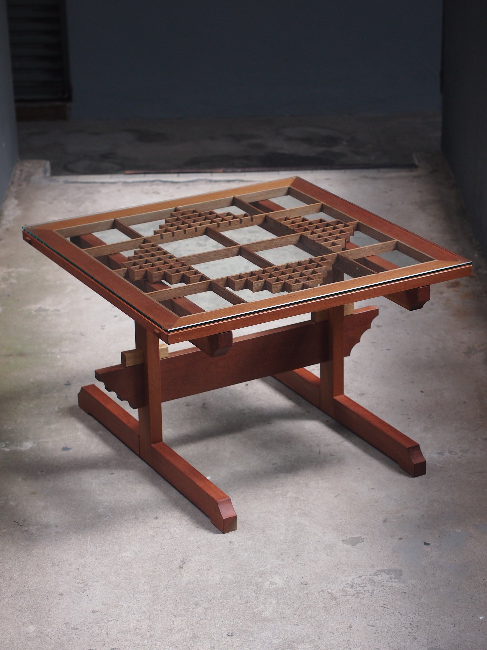 Real wood designer dining, computer, desk trestle table for new homeowners and apartments in KL, Malaysia. Sustainably sourced and made. Custom size and colour available. Shipping to Singapore available.